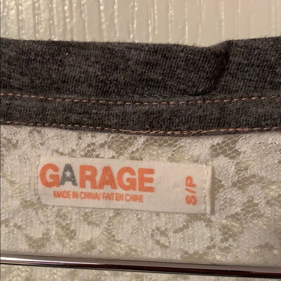 A long sleeve grey and white stripped shirt - Picture 3 of 3